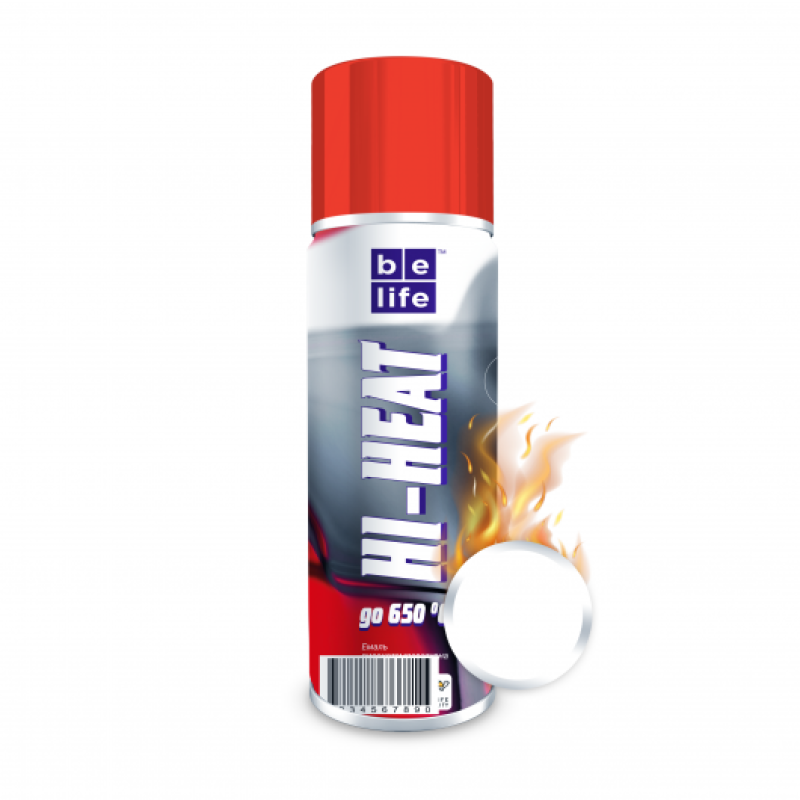 Аерозольна фарба  жаростійка Belife - 400мл