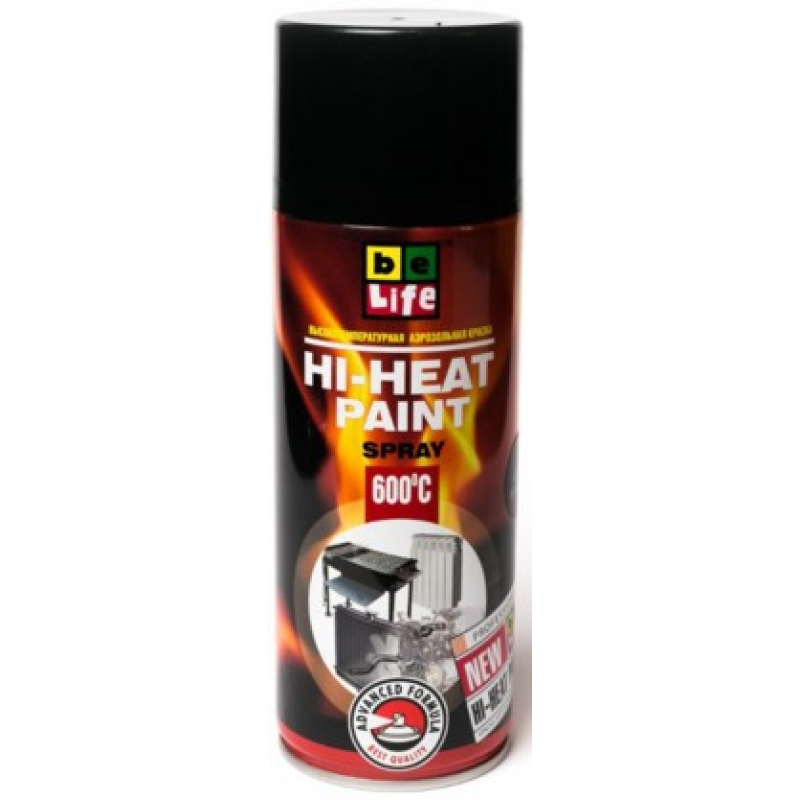 Аерозольна фарба пожежостійка BeLife — 400 мл