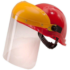 Щиток захисний НБТ полікарбонат з кріпленням на каску