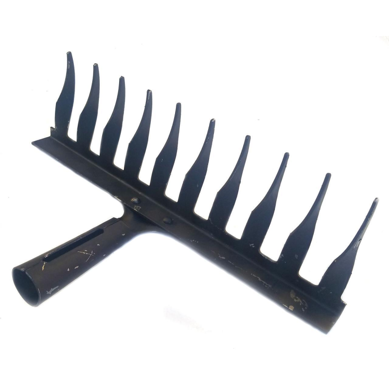 Граблі металеві виті 12зубів молоткова емаль Граблі металеві виті 12зубів молоткова емаль