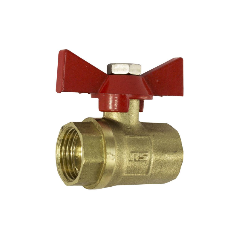 Кран кульовий для води д.20мм ВВ,ВН метелик