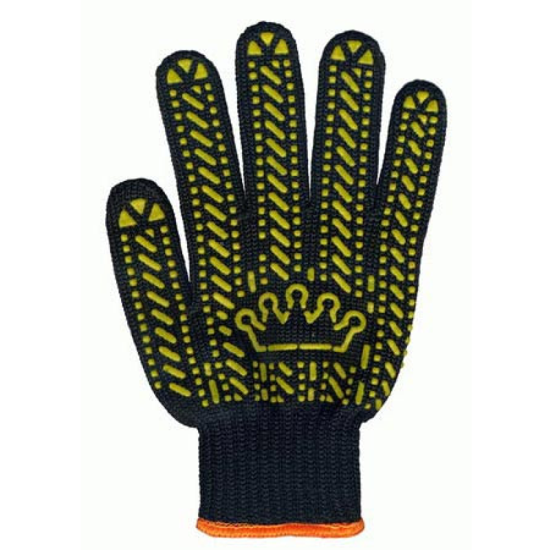 Рукавички трикотажні, в“язані з ПВХ крапкою // КОРОНА Рукавички трикотажні, в“язані з ПВХ крапкою // КОРОНА