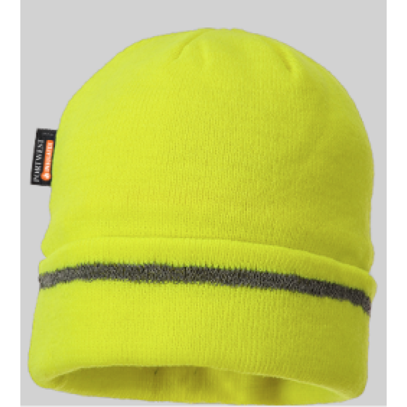 Светоотражающая вязаная шапка на подкладке Insulatex // Portwest