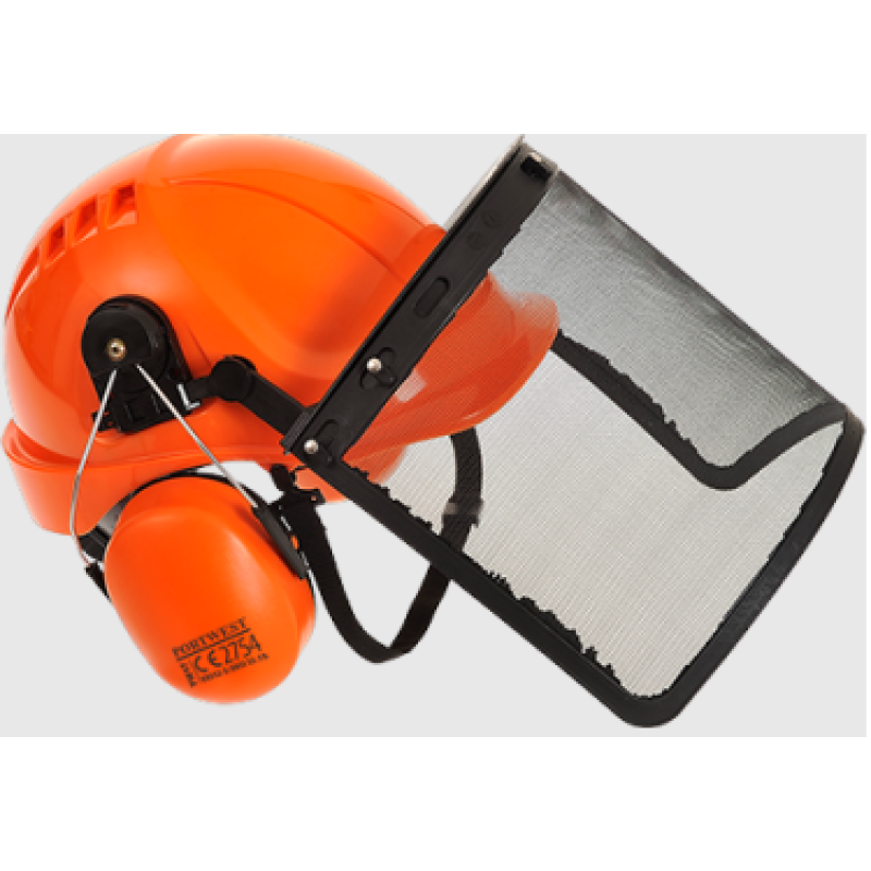 Комплект лісника (каска, навушники, щиток сітка) - PORTWEST