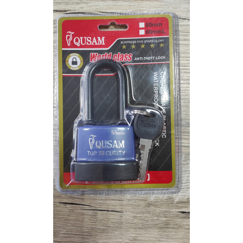 Замок наісний всепогодній 40 мм, подовжена дужка MTX 918229 Замок наісний всепогодній 40 мм, подовжена дужка MTX 918229