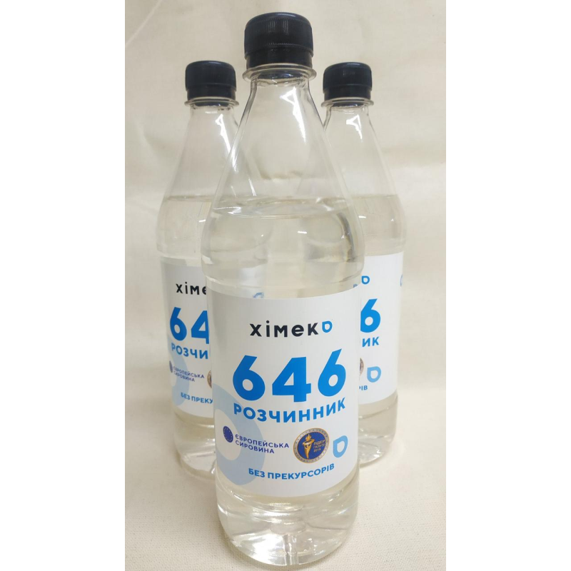 Розчинник 646 (б/п) 1л (0,685 кг)