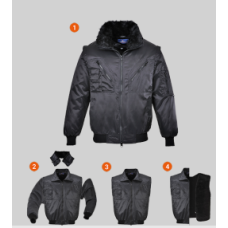 Куртка Pilot, зимова, зйомні рукава // Portwest PJ10 XL