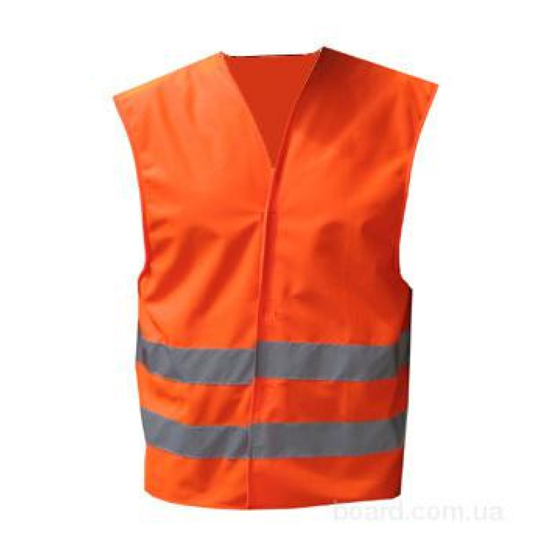 Жилет сигнальний світловідбиваючий (Дефенса) BIORESURS Помаранчевий