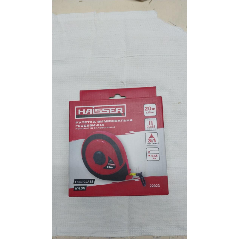 Рулетка геозедична, стрічка ПВХ, відкритий корпус // SPARTA Рулетка геозедична, стрічка ПВХ, відкритий корпус // SPARTA