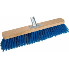 Щітка вулична - металеве кріплення 400мм синій, 40