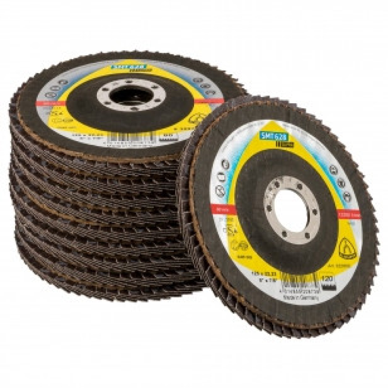 Круг пелюстковий тарілчастий для сталі та нержавіючої сталі SMT 628 Supra 125 x 22,23 мм Р40 Klingspor SMT 325