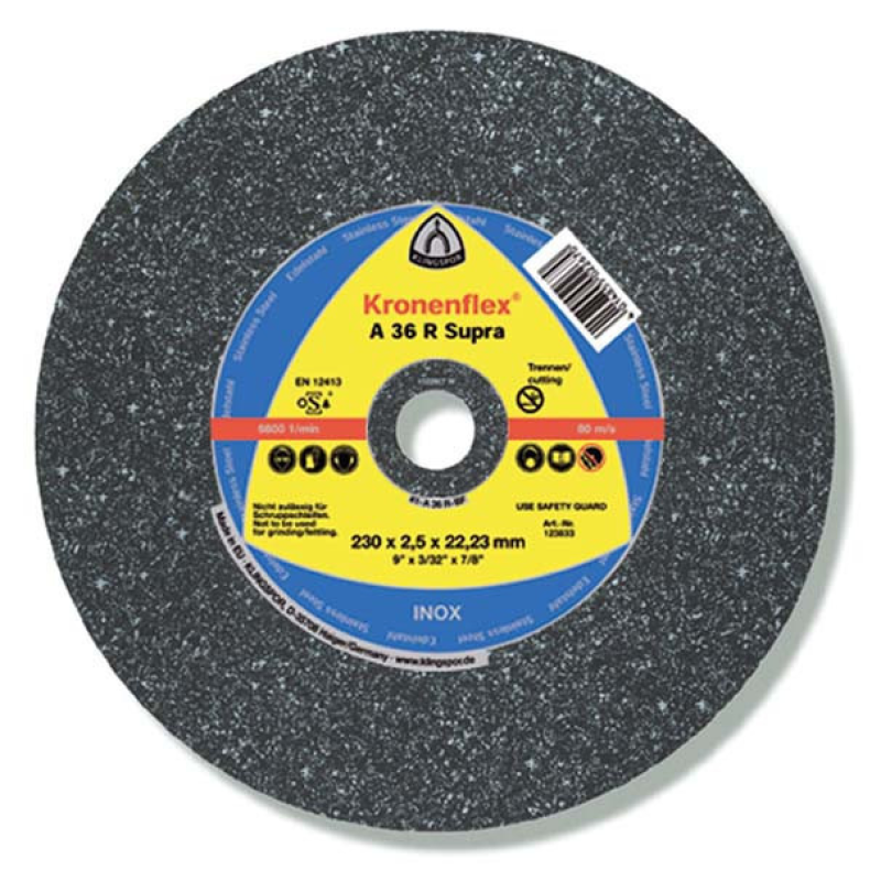 Круг відрізний  Kronenflex A 36R Supra 230x2,5x22,23 (Німеччина)