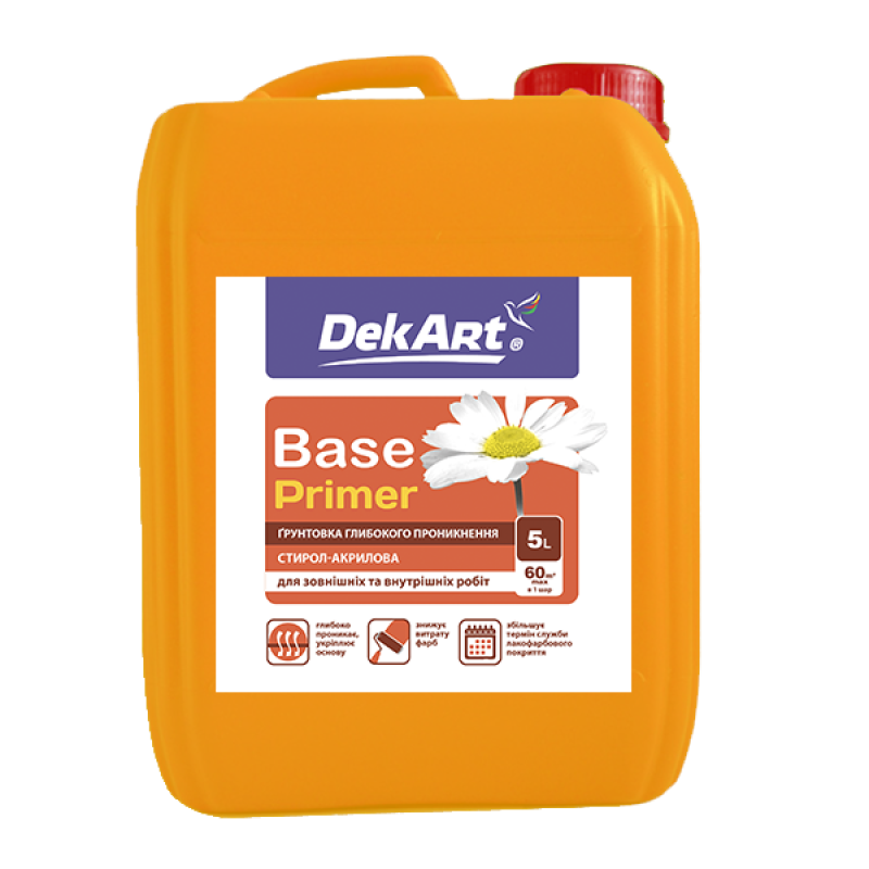 Ґрунтовка ДДА глибокого проникнення “Base“, ТМ “ DekArt 10